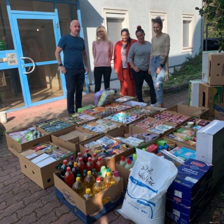 Spendenlieferung Soziale Initiative Linz